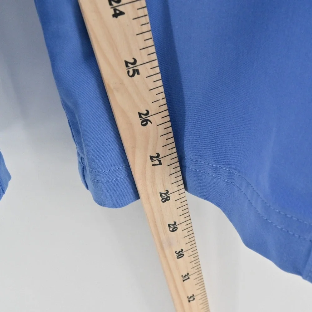 FIGS Mens Axim Technical Collection Scrub Pants Size L Short Blue‎ Cargo T2001S